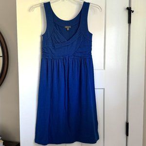 LILLA P Sleeveless V-Neck Sundress BLUE SMALL